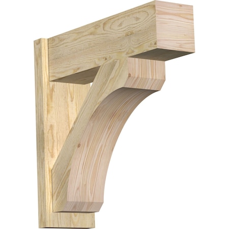 Ekena Millwork Legacy Block Rough Sawn Outlooker, Douglas Fir, 8"W x 26"D x 26"H OUT08X26X26LEC05RDF